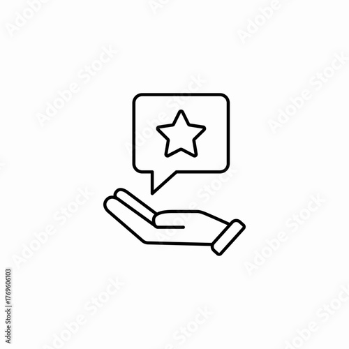 review feedback rating icon sign vector