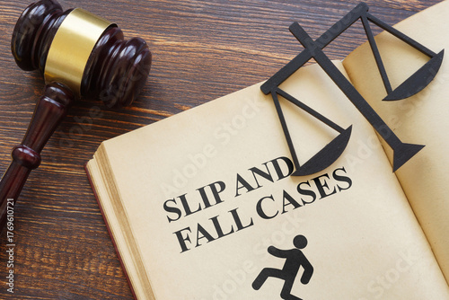 Cuadro en lienzo Slip and fall cases are a type of premises liability claim where a person is inj