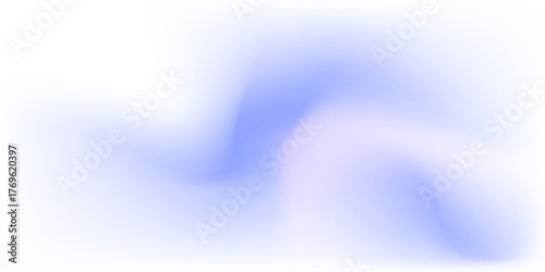 Abstract gradient shape with noise. Blue blurred grainy color gradation, vibrant design element.