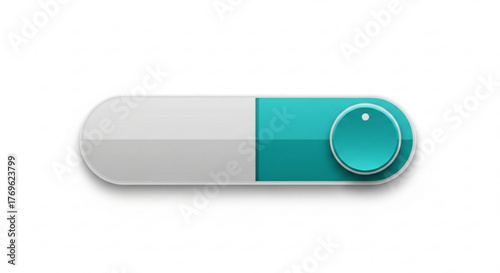 A slider control with a knob