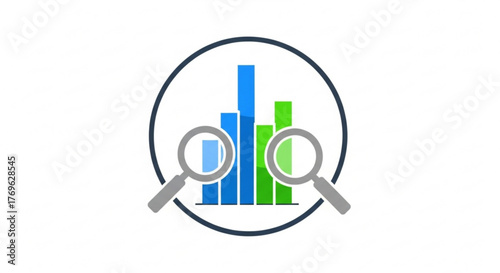 Data analysis with magnifying glass
