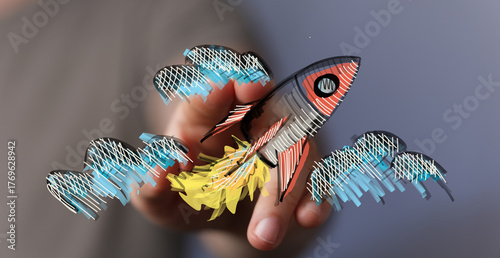 Creative illustration of a ...