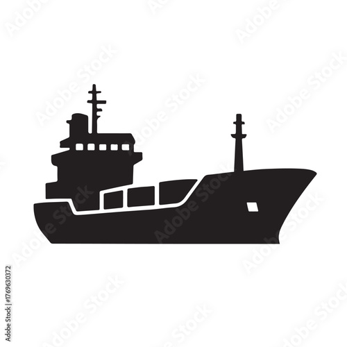 Modern Marine Transport Illustration for Design and Decoration