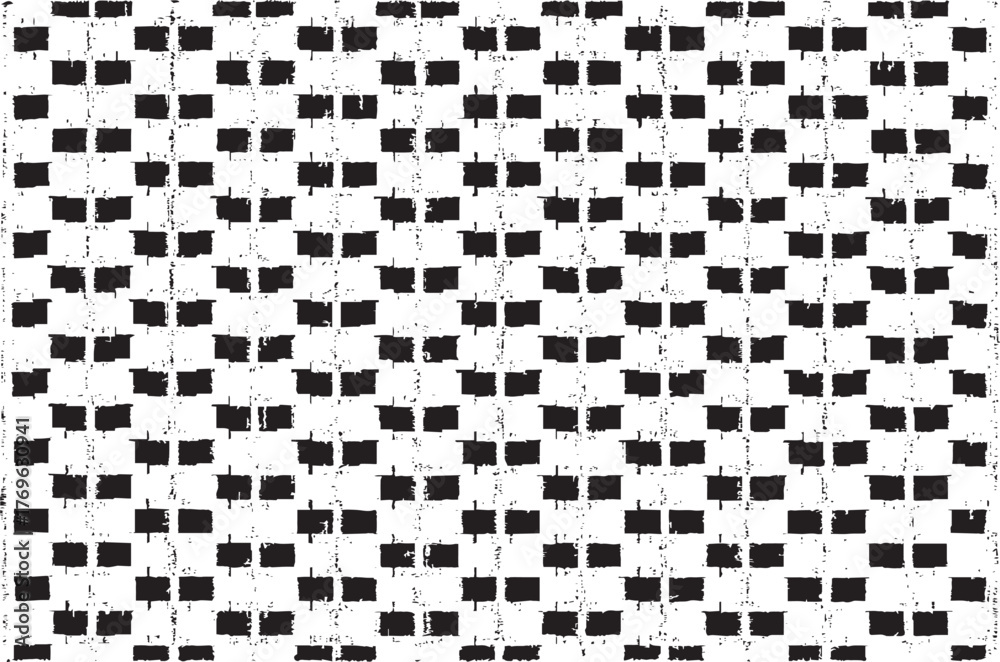 Fototapeta premium Rough black and white texture vector. Distressed overlay texture. Grunge background. Abstract textured effect. Vector Illustration. Black isolated on white background. EPS10