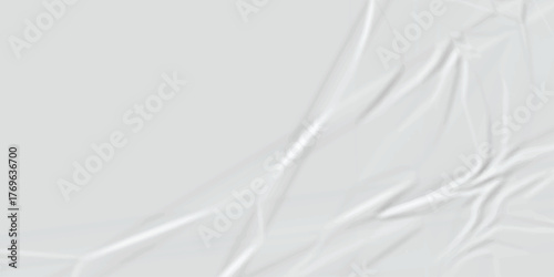 Abstract white paper crumpled panorama white paper texture background, crumpled pattern texture fabric scrapbook...	
