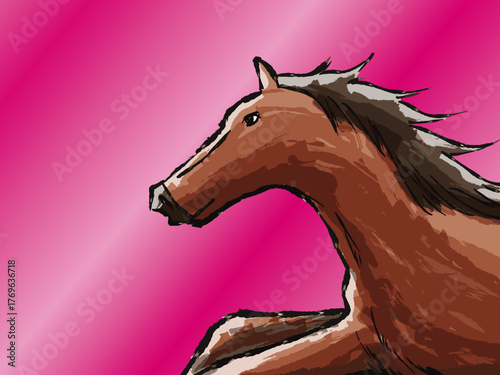 年賀状, 筆文字, 文字, 手書き, 午年, 馬, 午, 謹賀新年, 和風, 和柄, ハッピーニューイヤー