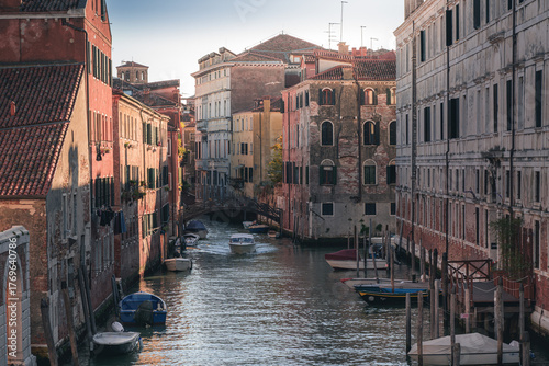 Venice in Italy. Venezia. Famous traveldestination and world heritage area