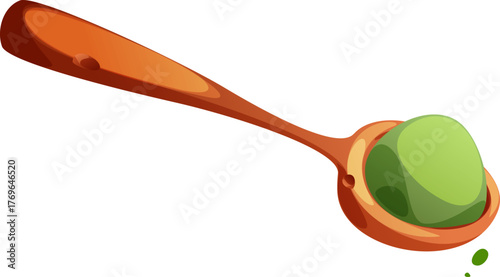 Green Powder Spoon