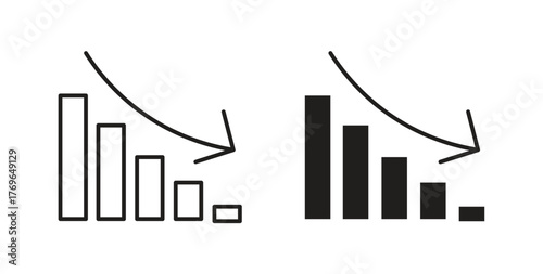 Chat arrow down icon simple flat trend modern graphic design abstract logotype