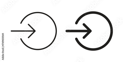 Enter icon simple flat trend modern graphic design abstract logotype