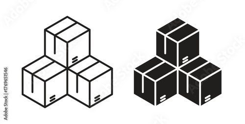 Inventory icon simple flat trend modern graphic design abstract logotype