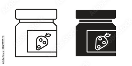 Jam icon simple flat trend modern graphic design abstract logotype