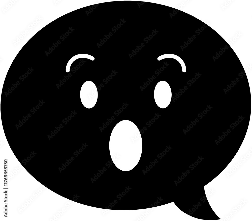 Fototapeta premium 놀람 이모티콘