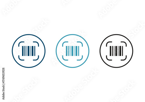 Barcode Scanning barcode icon vector, filled flat sign, 
Symbol, logo illustration