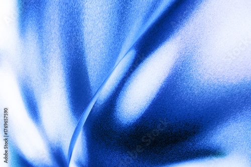 Abstract smooth shapes soft grainy texture blue background for banner, poster, covering,web page, landing page , wallpaper design