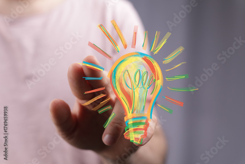 Stock photo of a hand inter...