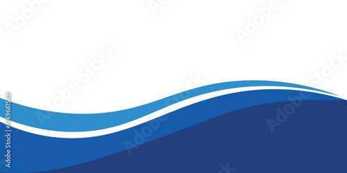 White curved line with red shades on a white background - Vector