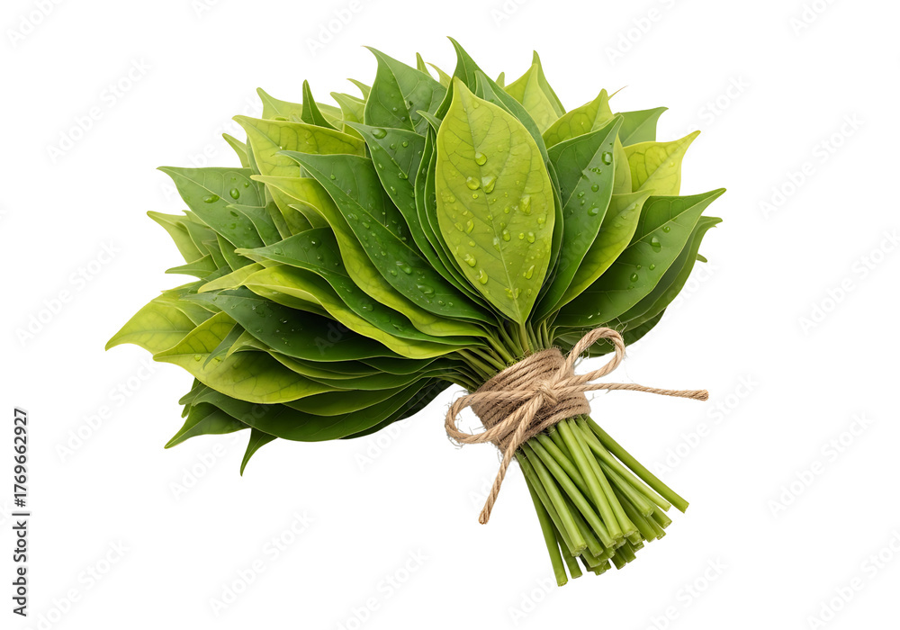 Obraz premium Betel Leaves Bundle Fresh and Aromatic Herb.