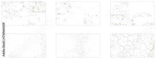 Set of Black and white grunge. Distress overlay texture. Surface dust and rough dirty wall background concept. Distress illustration simply place over object to create grunge effect. Vector