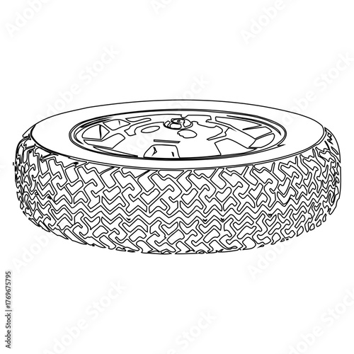 Tire Tread Pattern