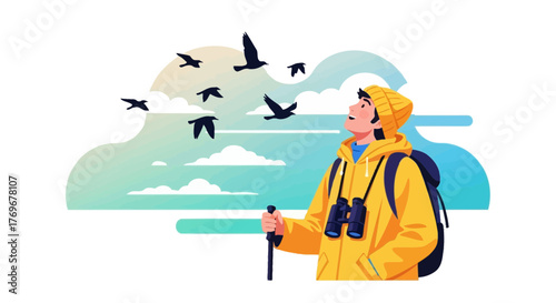 Observing Birds in Nature: A Traveler's Joyful Encounter With Aviary Wonders