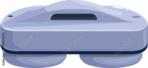 Smart vacuum cleaner efficiently washing a window, ensuring a spotless and streak free shine