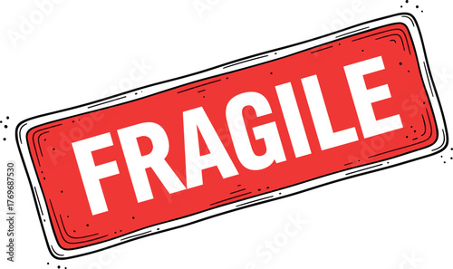 Fragile Warning Sign Protect Your Package with a Bold, Eye-Catching Label