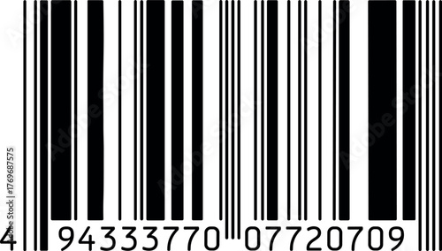 Barcode Scanned Unique Identification for Products, Tracking, and Inventory Management, Essential for Retail