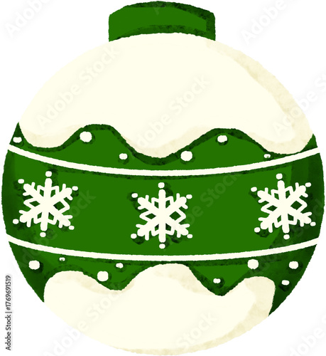 Green Christmas Ornament