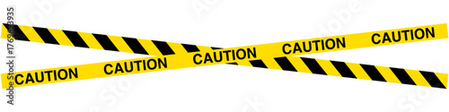 Yellow caution tape