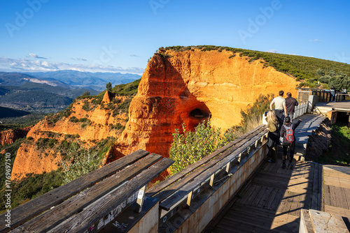 Canvastavla Las Médulas, Orellán viewpoint, Monument-Archaeological Zone of Las Médulas, ope