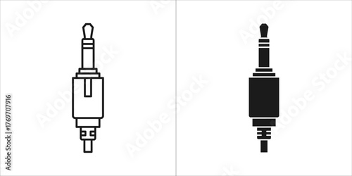 Audio jack icon, representing sound connectivity