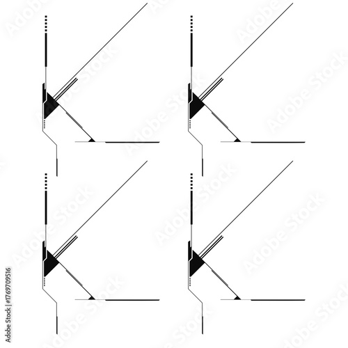 Digital Tech Lines Composition / Digitale Tech-Linien-Komposition / Composición digital de líneas tecnológicas