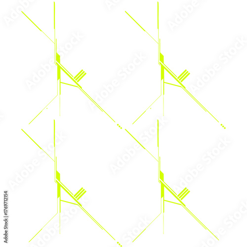 Digital Tech Lines Composition / Digitale Tech-Linien-Komposition / Composición digital de líneas tecnológicas