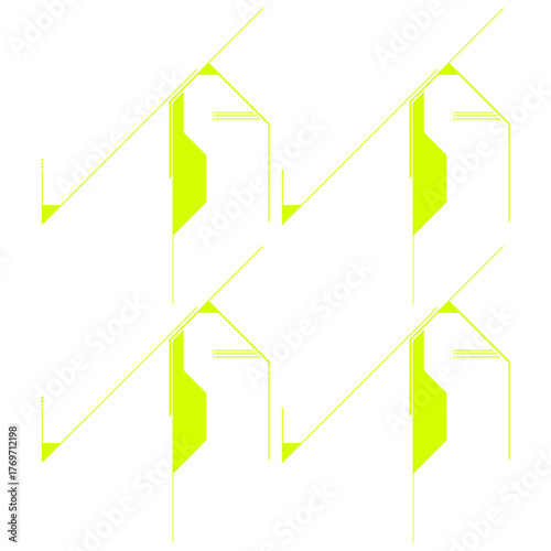 Digital Tech Lines Composition / Digitale Tech-Linien-Komposition / Composición digital de líneas tecnológicas