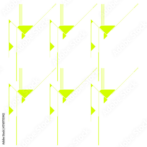 Digital Tech Lines Composition / Digitale Tech-Linien-Komposition / Composición digital de líneas tecnológicas