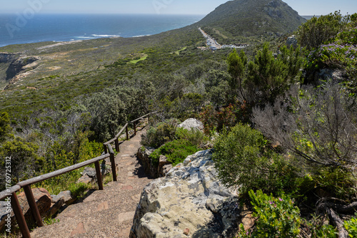 Wanderweg oberhalb des Dias Beach in Südafrika
