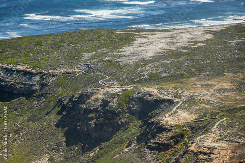 Wanderweg oberhalb des Dias Beach in Südafrika