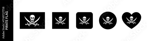 Black Pirate or Piracy Flag