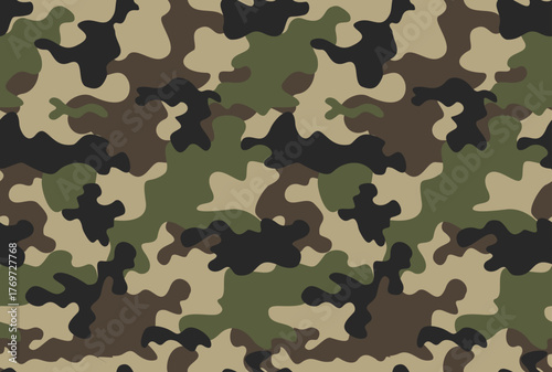 Foto Military camouflage pattern, modern army background, urban stylish print