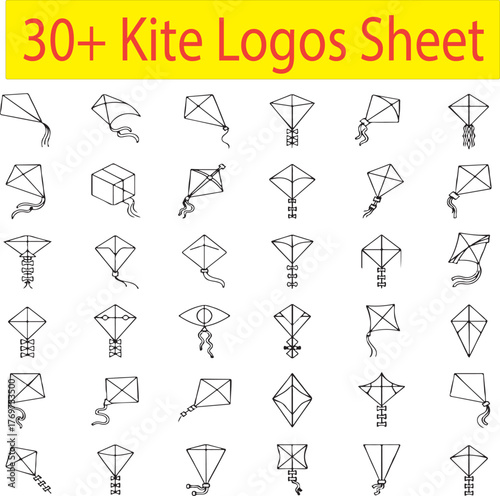 30+ Kite Icons Sheet