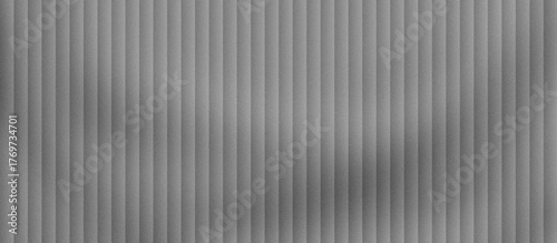 Monochrome steel texture with crisp vertical ridges, subtle gradient, graininess, grunge noise, website banner design, copy space