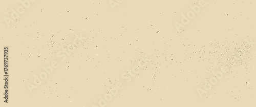 A sand and grain texture for paper or an old background with an ecru retro pattern and handmade material effect.