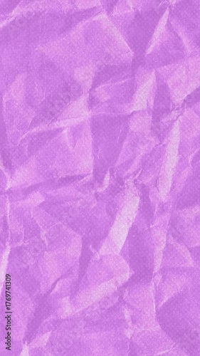light purple crumpled paper background vertical pastel texture animation