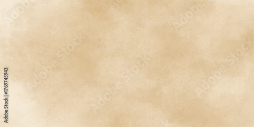 A grunge vintage old paper texture background with brown parchment and stained, worn surface