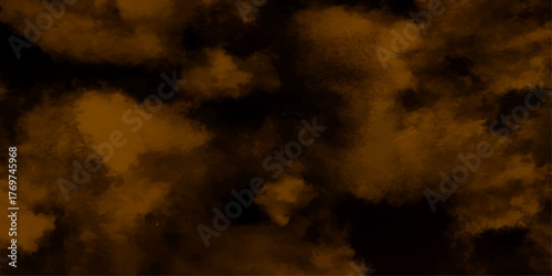 Abstract smoke darkens the blue sky cloudscape, like fire in the atmosphere