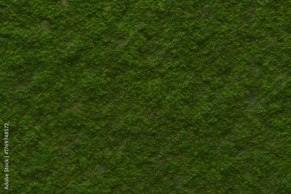 Fototapeta premium Moss-Covered Stone Seamless Surface Texture
