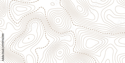 Abstract Topographic Pattern contour line map. Luxury gold abstract line art on transparent background image. Geographic mountain relief diagram line wave carve pattern