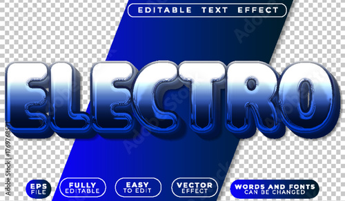  Electro Electric Power Energy Technology Voltage Editable Vector Text File