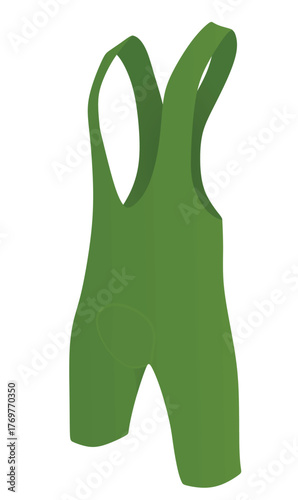 Cycling jersey shorts. vector illustration	